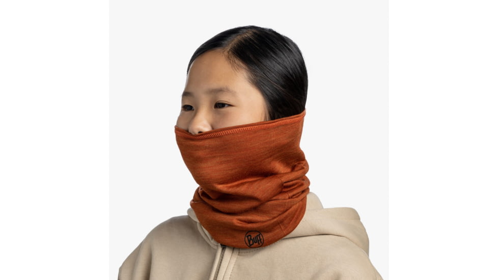 Buff Merino Lightweight Neckwear - Kids, Solid Cinnamon, 113020.330.10.00