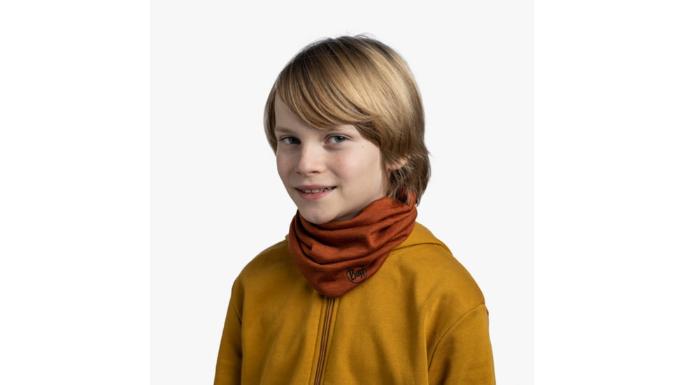 Buff Merino Lightweight Neckwear - Kids, Solid Cinnamon, 113020.330.10.00