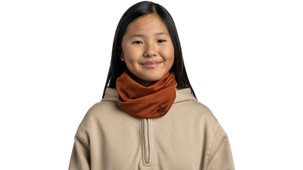 Buff Merino Lightweight Neckwear - Kids, Solid Cinnamon, 113020.330.10.00