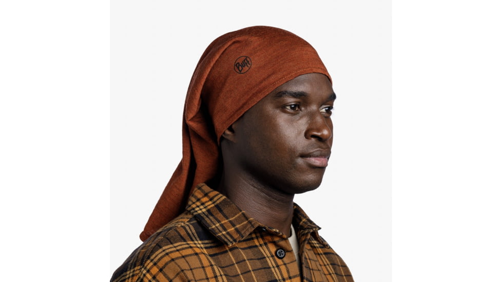 Buff Merino Midweight Neckwear, Melange Cinnamon, 113022.330.10.00