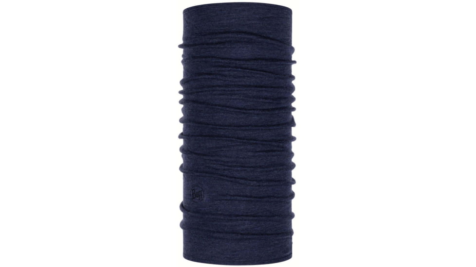 Buff Merino Midweight Neckwear, Melange Nightblue Night Blue, 113022.779.10.00