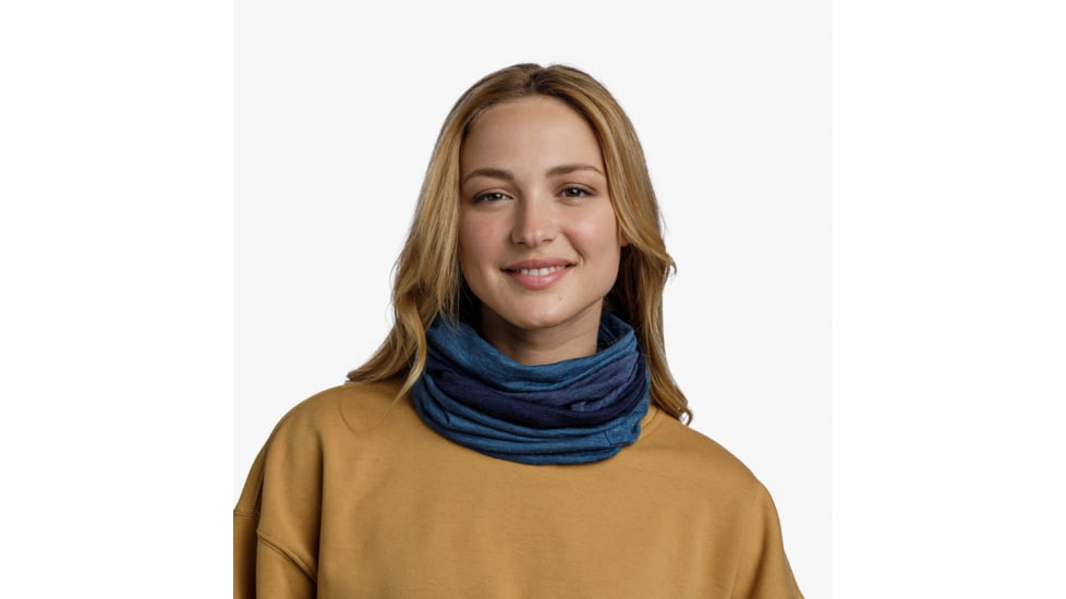 Buff Merino Move Multifunctional Neckwear, Denim, 132890.788.10.00