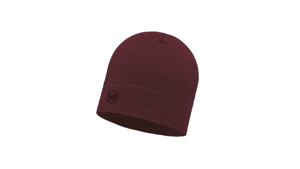 Buff Midweight Merino Wool MFL Headwear, Wine Melange, 113022.403