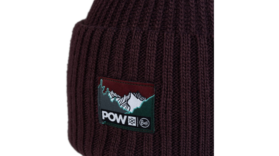 Buff Pow Knitted Beanie Rutger Pow Shadow Purple Hat -Unisex, Malachite Green, 134706.812.10.00