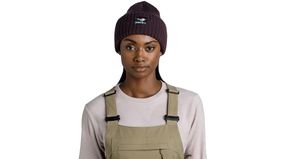 Buff Pow Knitted Beanie Rutger Pow Shadow Purple Hat -Unisex, Malachite Green, 134706.812.10.00