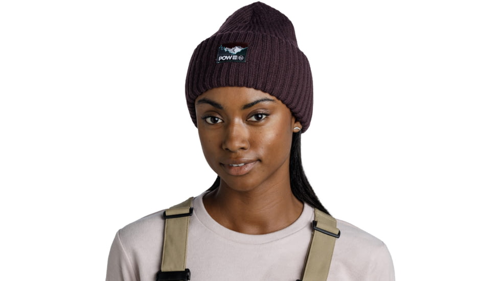 Buff Pow Knitted Beanie Rutger Pow Shadow Purple Hat -Unisex, Malachite Green, 134706.812.10.00