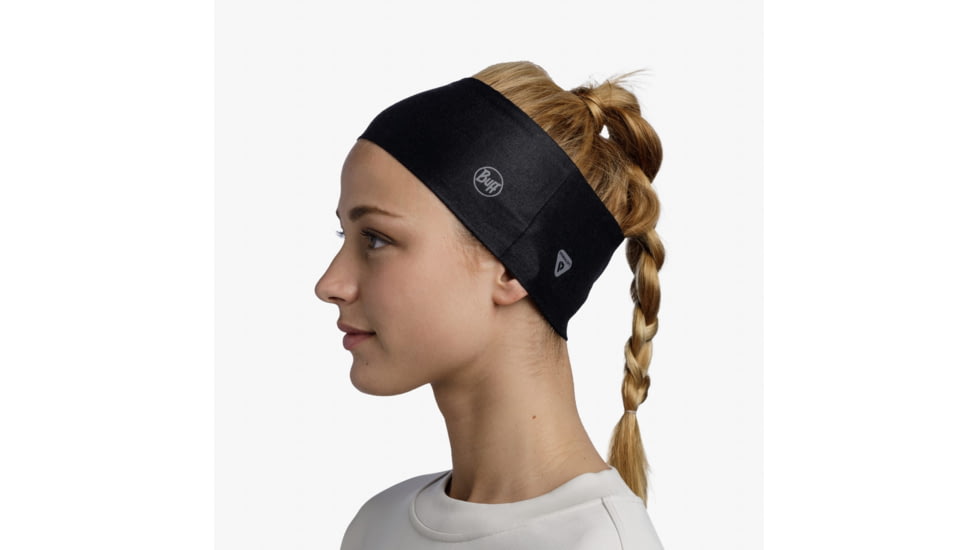 Buff ThermoNet Headband, Solid Black, 132456.999.10.00