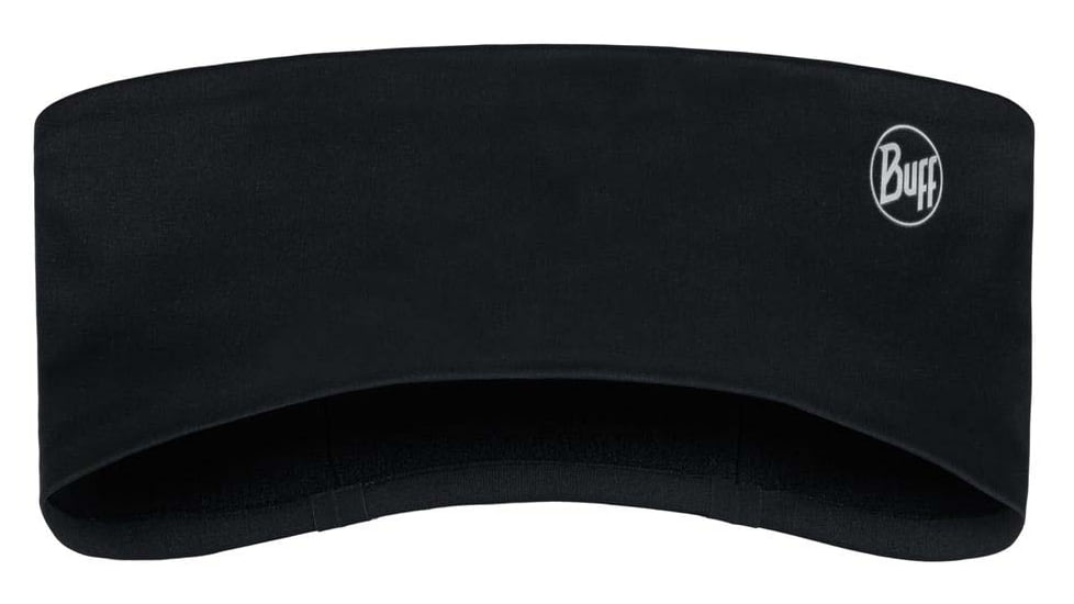 Buff Windproof Headband, Grey Logo Black, Large/Extra Large, 132941.999.30.00