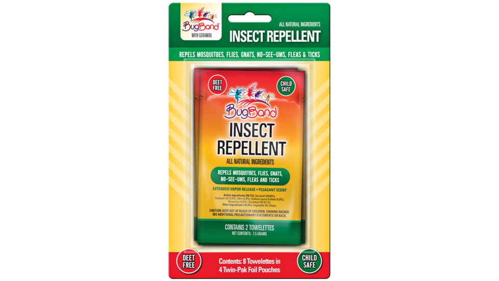 Bug Band Bugband Towelettes 4 Pk 88512