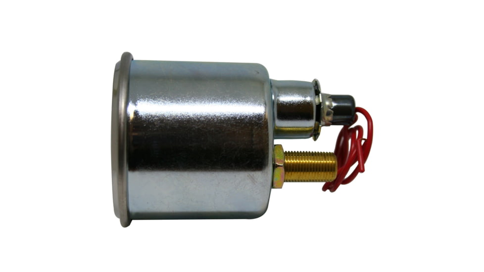 Bulldog Winch 0-150PSI Air Pressure Gauge, 2in, Dual Needle, Mechanical, Lighted, 42055B