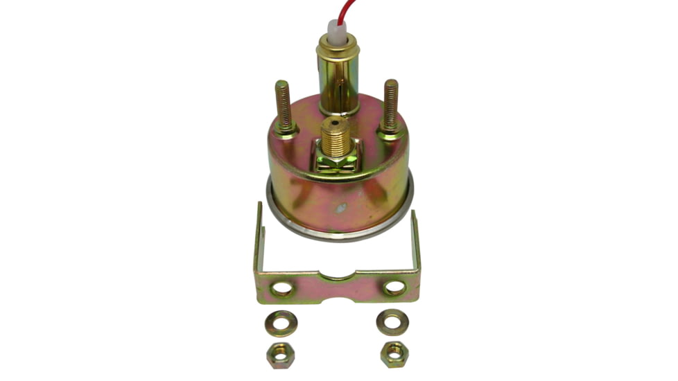 Bulldog Winch 0-150PSI Air Pressure Gauge, 2in, Mechanical, Lighted, 42054B