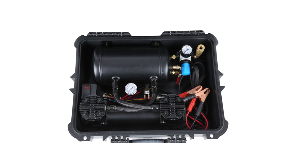 Bulldog Winch 150PSI on-Board System in Portable Case, 4.2CFM with 1 Gal Tank, Black, 41009