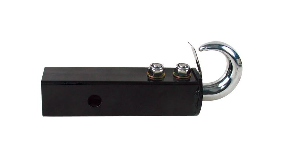Bulldog Winch 2X2in Receiver Mount Recovery Hook, 10 000lb Capacity, Black, 20017