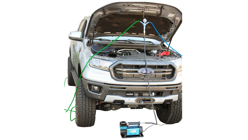 Bulldog Winch 4-Tire Inflation/Deflation System, Blue/Gray, 42082