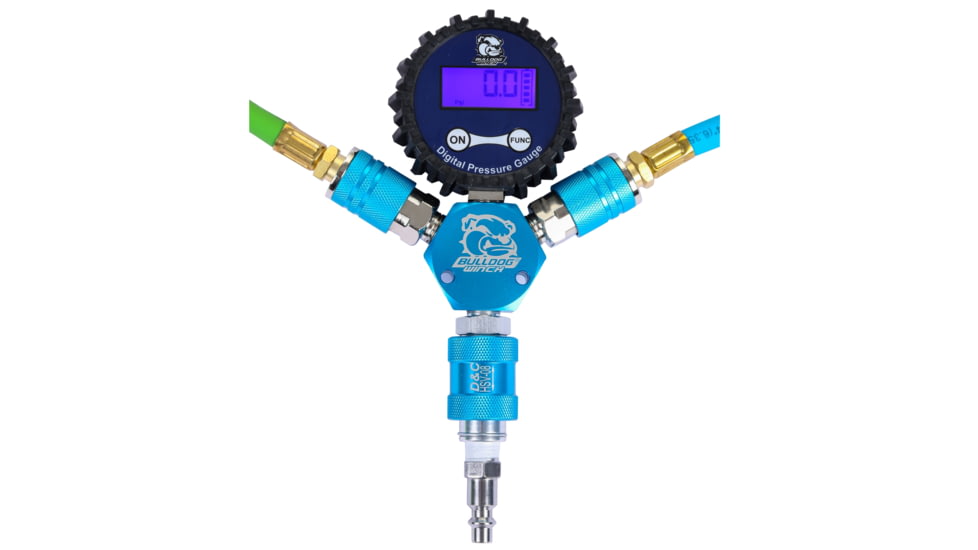 Bulldog Winch 4-Tire Inflation/Deflation System, Blue/Gray, 42082