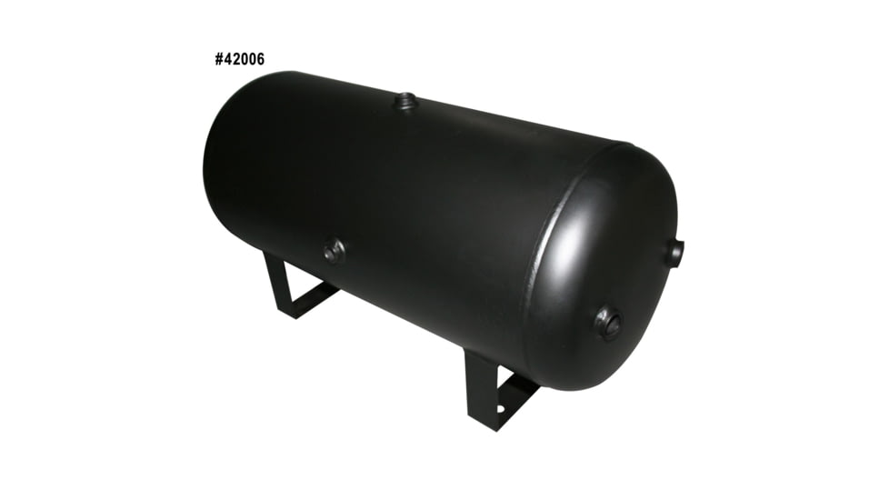 Bulldog Winch 5 Gallon Air Tank with 10 Bungs, Black, 42006