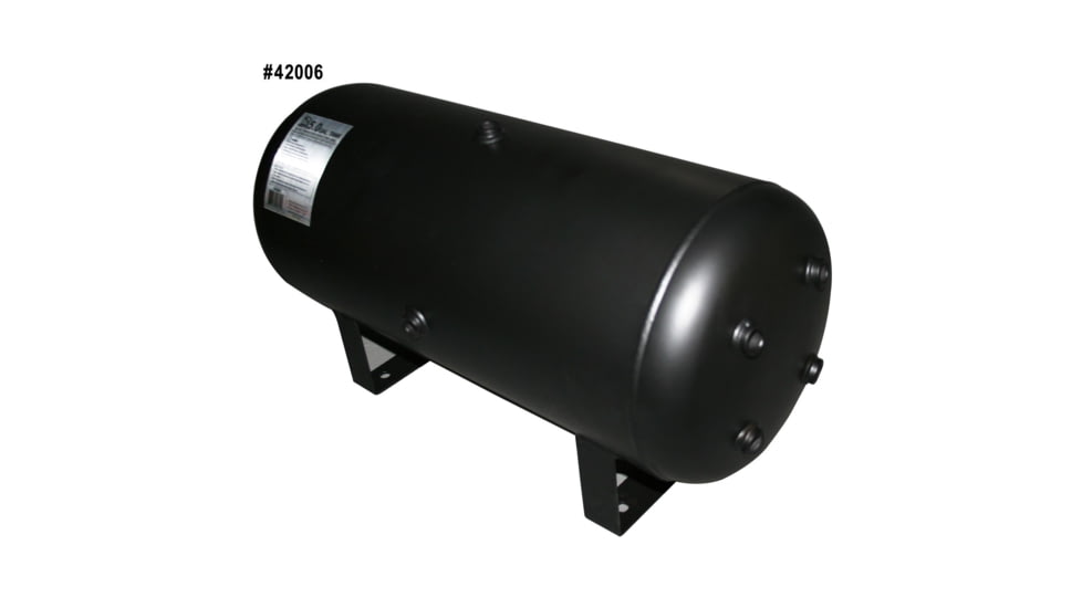 Bulldog Winch 5 Gallon Air Tank with 10 Bungs, Black, 42006