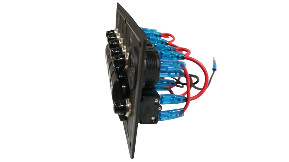 Bulldog Winch 5-Switch Panel with Breakers And Voltmeter, 20267