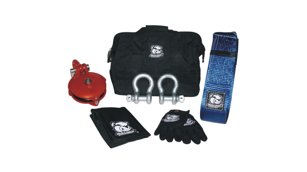 Bulldog Winch 7Pc 12000lb WLL Rigging Kit, Black, 20075