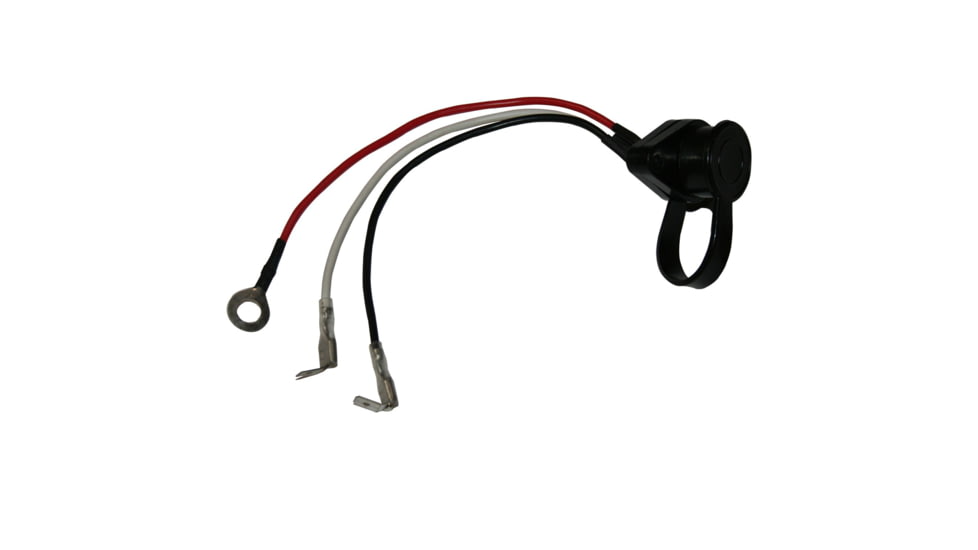 Bulldog Winch Female Plug, Truck Standard Series, Contactor with Spade Connectors, Black, 20178D