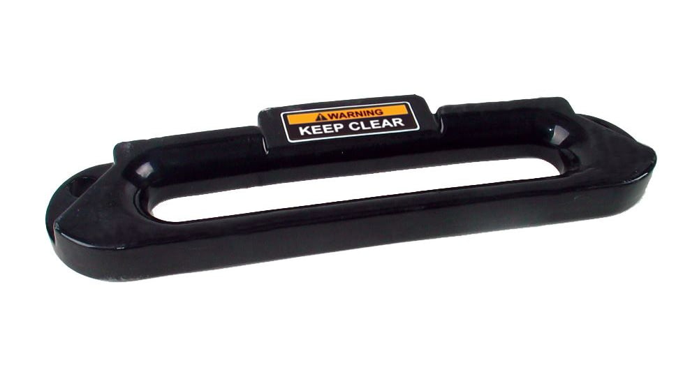 Bulldog Winch Hawse Fairlead, Cast Iron, 10in Mount/Standard Drum, Black, 20003