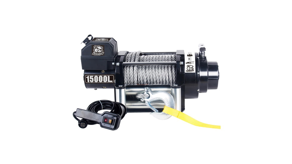 Bulldog Winch Heavy Duty Wire Rope, 15000lb, 10063