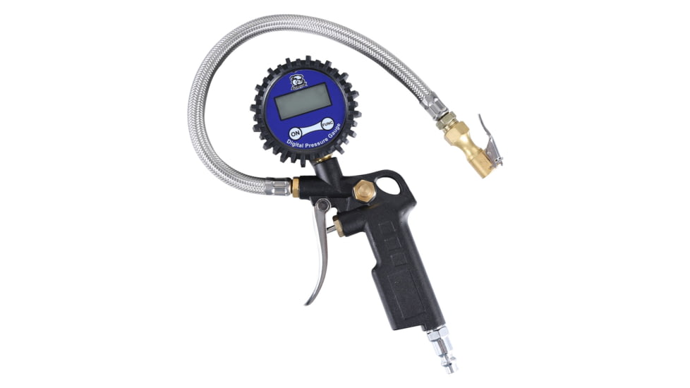Bulldog Winch inflator, Pistol Grip with 0-200PSI Digital Gauge, Black, 42072