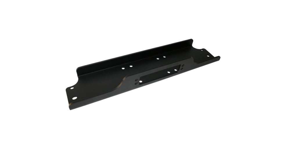 Bulldog Winch Jeep TJ Mounting Plate, Low Profile for Aftermarket Disconnecting Sway-Bars, Black, 20067