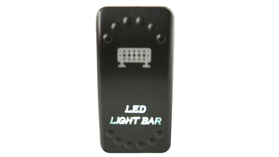 Bulldog Winch LED Light Bar Rocker Switch, White, 20260