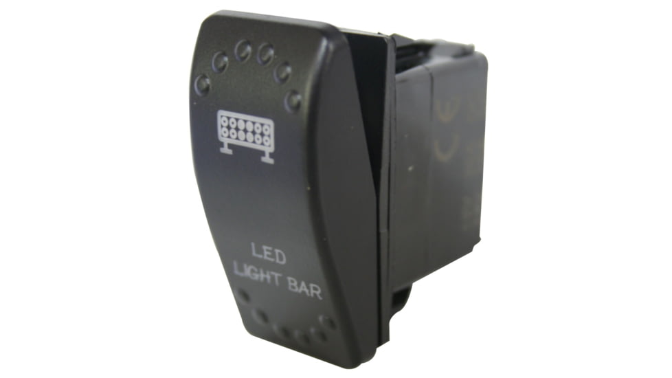Bulldog Winch LED Light Bar Rocker Switch, White, 20260