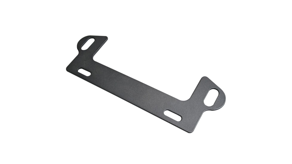 Bulldog Winch License Plate Bracket, Hawse Fairlead, Black, 20391