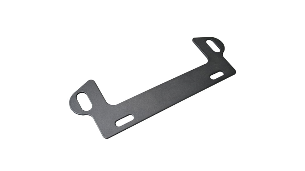 Bulldog Winch License Plate Bracket, Hawse Fairlead, Black, 20391