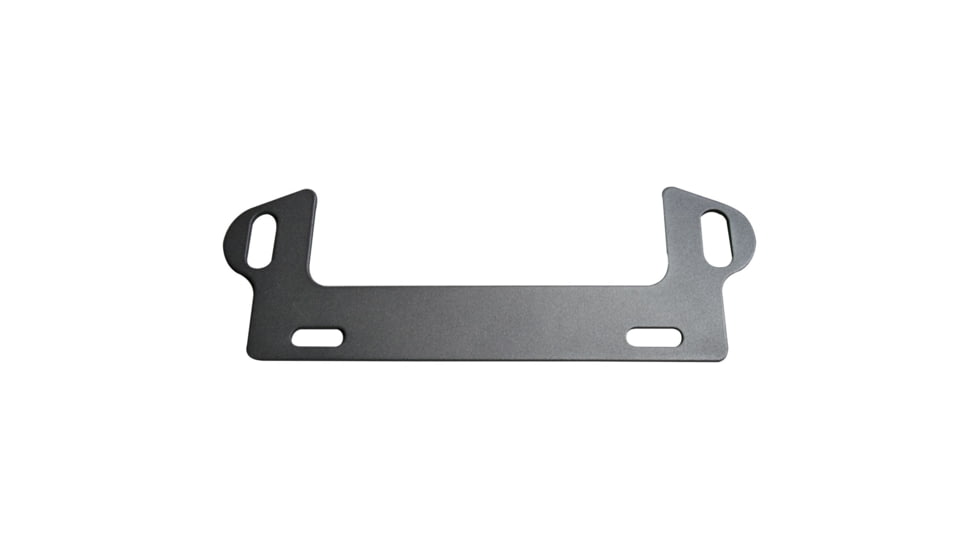 Bulldog Winch License Plate Bracket, Hawse Fairlead, Black, 20391