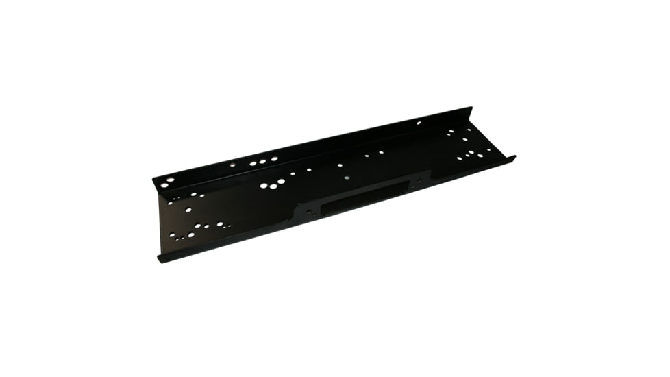 Bulldog Winch Mounting Plate Alpha/Large Truck Winches, Black, 20295