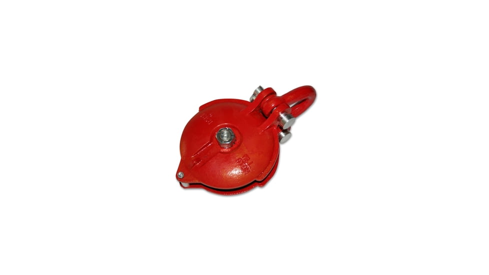 Bulldog Winch Pulley Block, 32K BS 16K WLL, Red, 20077