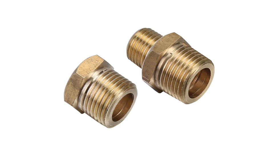 Bulldog Winch Reducer 3/8in Male to 1/4in Male, Brass, 42021