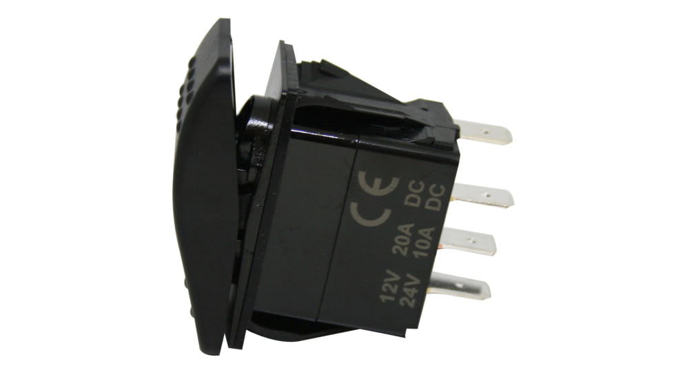 Bulldog Winch Replacement Rocker Switch for 20266, Black, 20373