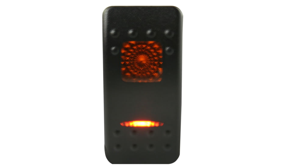 Bulldog Winch Rocker Switch-ON/OFF 5-Pin, Amber, 20259