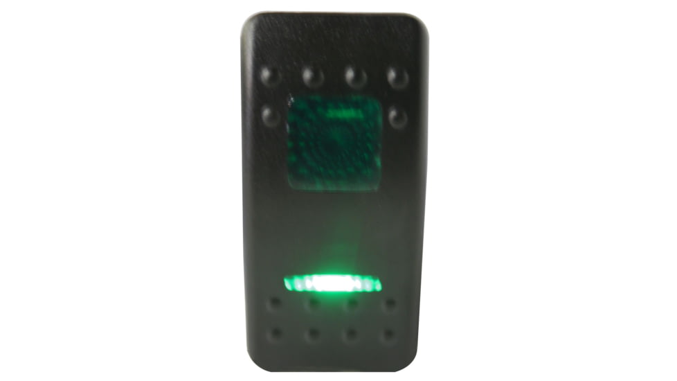 Bulldog Winch Rocker Switch-ON/OFF 5-Pin, Green, 20257