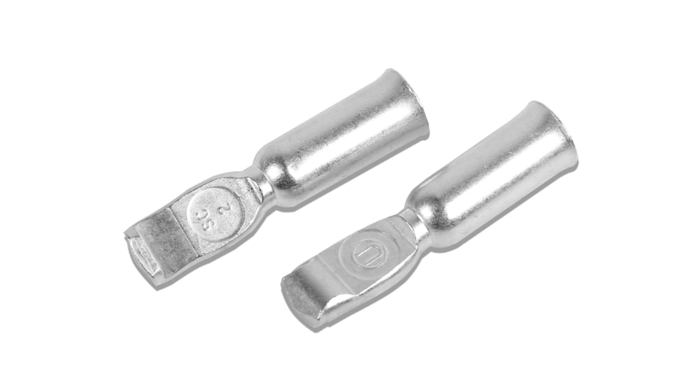 Bulldog Winch Terminals 50A X 10/12AWG, 1pr, Silver, 20160