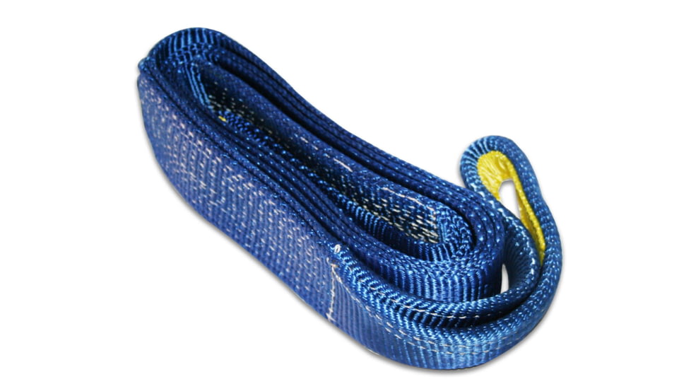 Bulldog Winch Tree Saver Strap 3in X 10ft, 30,000lBS BS Polyester, Blue, 20015