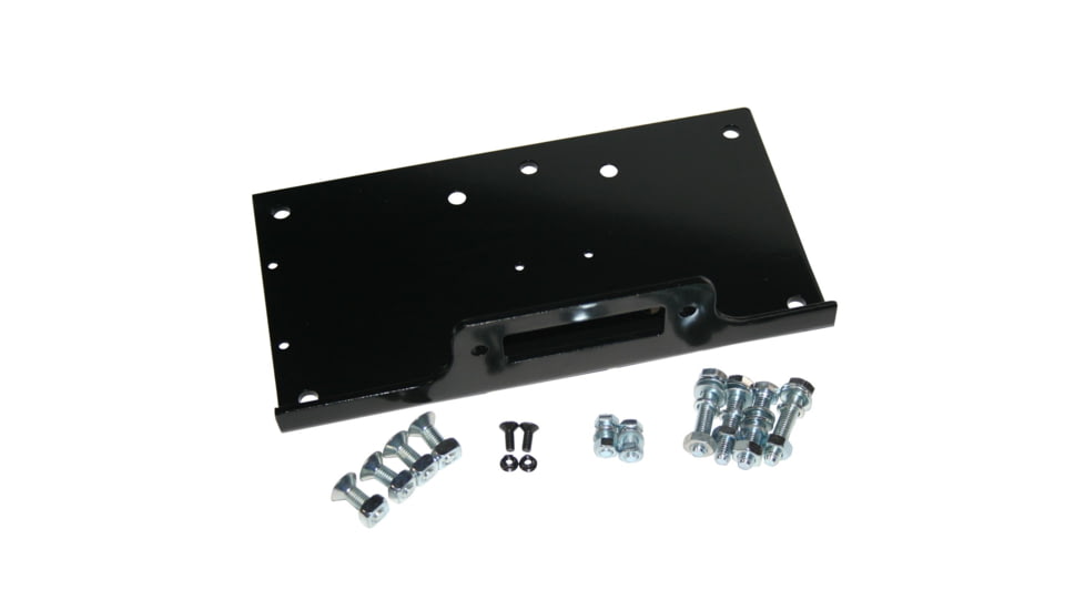 Bulldog Winch Winch Mounting Plate for 5800 and 7800 Trailer Winch, Black Powder Coated Finish, Black, 20215