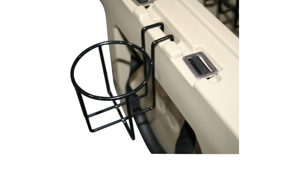 Bulldog Winch Wire Cup Holder, Dipped Coated, Black, 80062