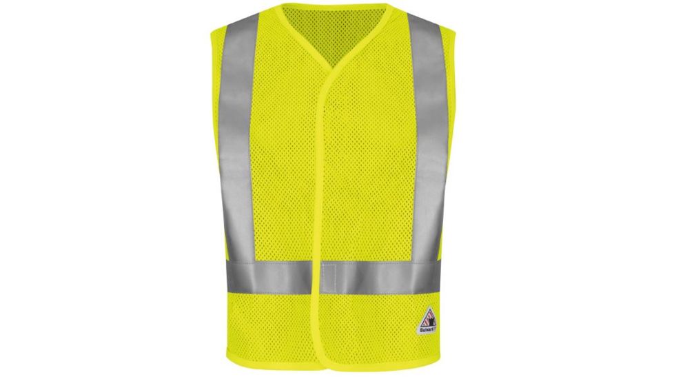 Bulwark Hi-Visibility Flame-Resistant Safety Vest, Men, VMV8HV, RGM VMV8HVRGM