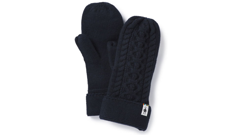 Smartwool Bunny Slope Mitten-Unisex, Deep Navy Heather, Unisex Medium, SW000446108-1FM