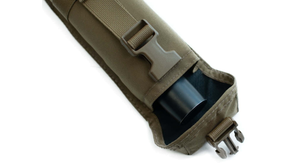 Burn Proof Gear Suppressor Pouch, Coyote Brown, 6in, BPG-SP-6-CB
