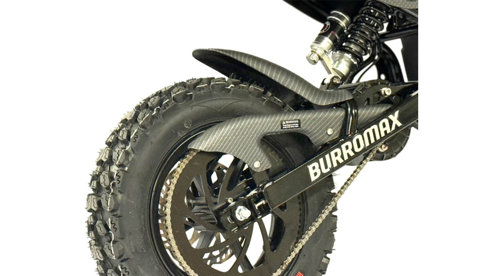 Burromax HRH 2.5 Electric Hunt Bike, 2.5kw Rated, 6kw Peak, 52v 100a Lithium Ion Powered, Black, 20052