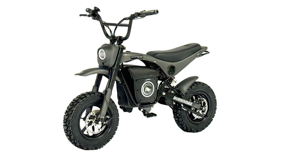 Burromax HRH 2.5 Electric Hunt Bike, 2.5kw Rated, 6kw Peak, 52v 100a Lithium Ion Powered, Black, 20052