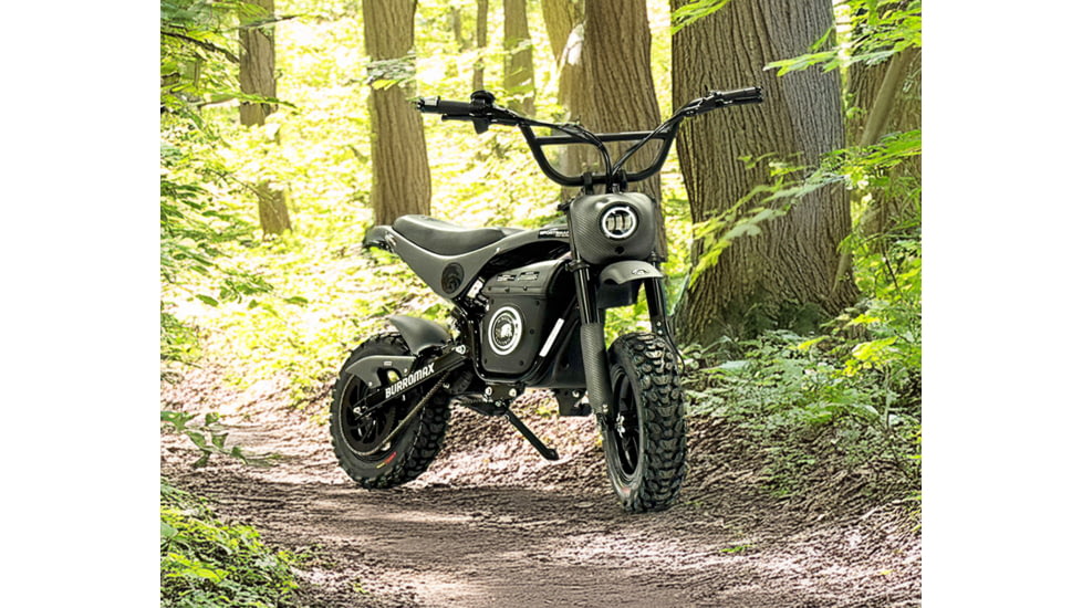 Burromax HRH 2.5 Electric Hunt Bike, 2.5kw Rated, 6kw Peak, 52v 100a Lithium Ion Powered, Black, 20052