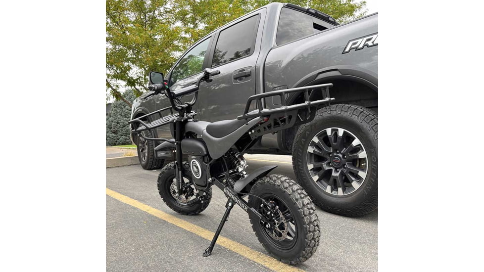 Burromax HRH 2.5 Electric Hunt Bike, 2.5kw Rated, 6kw Peak, 52v 100a Lithium Ion Powered, Black, 20052